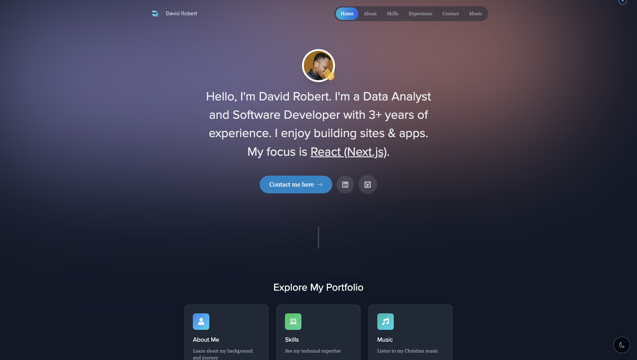 Personal Portfolio Website
